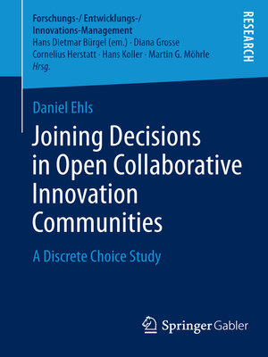 cover image of Joining Decisions in Open Collaborative Innovation Communities